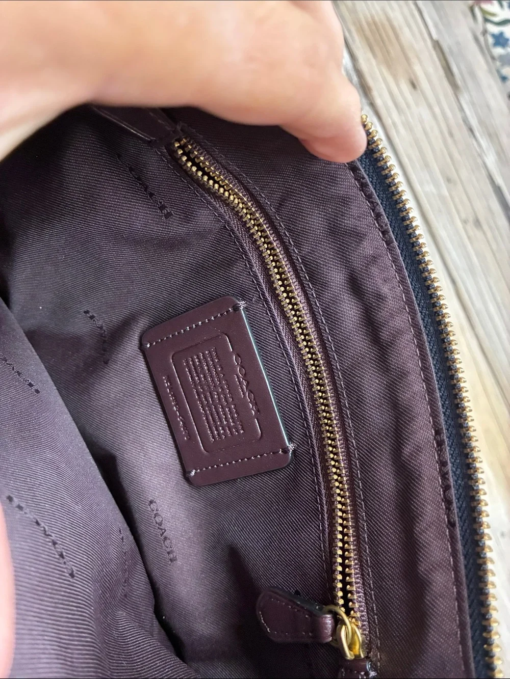 Authentic Coach Dreamer Shoulder Bag in Midnight Navy 54070